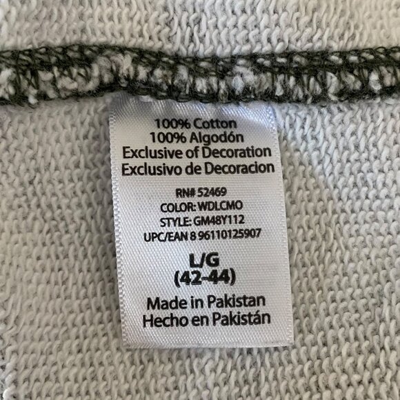 O'Neill Camo Crewneck Sweatshirt Green Men's Large Long-Sleeve Pullover Surfer - Picture 10 of 12